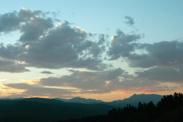 Last Light Over the Rockies