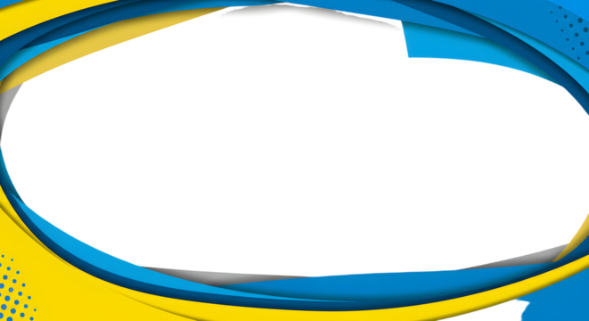 Blue and Yellow Abstract Background