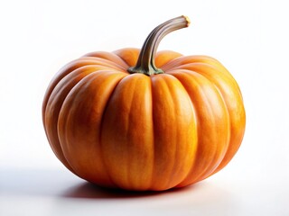 Autumn Harvest:  Vibrant Clip Art Pumpkin, Fall Festive Design Element