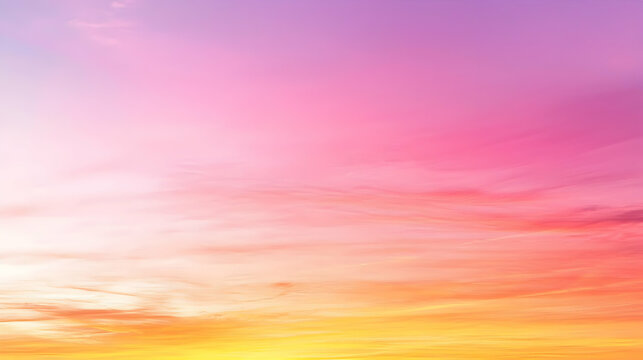 Colorful Sunset Sky - Powered by Adobe