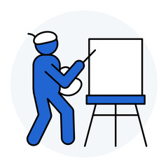 Bespoke gift hampers, Personalized gifting, Custom gift packaging, Tailored gift solutions. Vector Editable Stroke Icon.