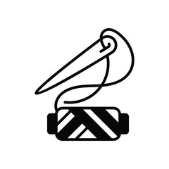 Sewing tools Vector icon