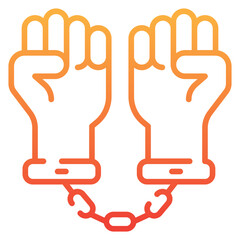 Criminal Gradient Icon