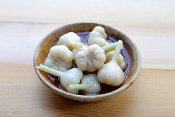 Whole fermented garlic, Fermented pickled vegetables