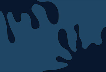 abstract background with blue paint splashes on a dark blue background