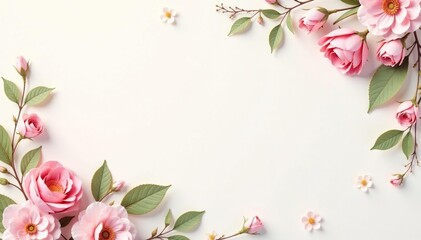 Subtle floral motif, pastel hues, elegant feel, design, seamless pattern