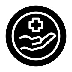 hospital sign Solid icon