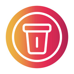 garbage Gradient icon