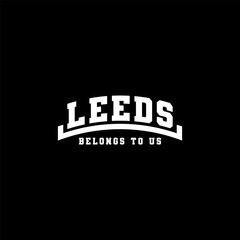 Leeds Belongs To Us Vector