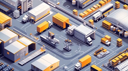 A shipping concept illustration highlighting the Cost, Insurance, and Freight system in global trade and international logistic