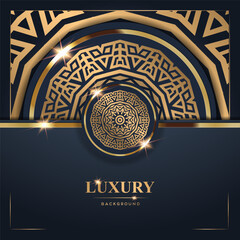 Luxury Background with Intricate Gold Design (14)