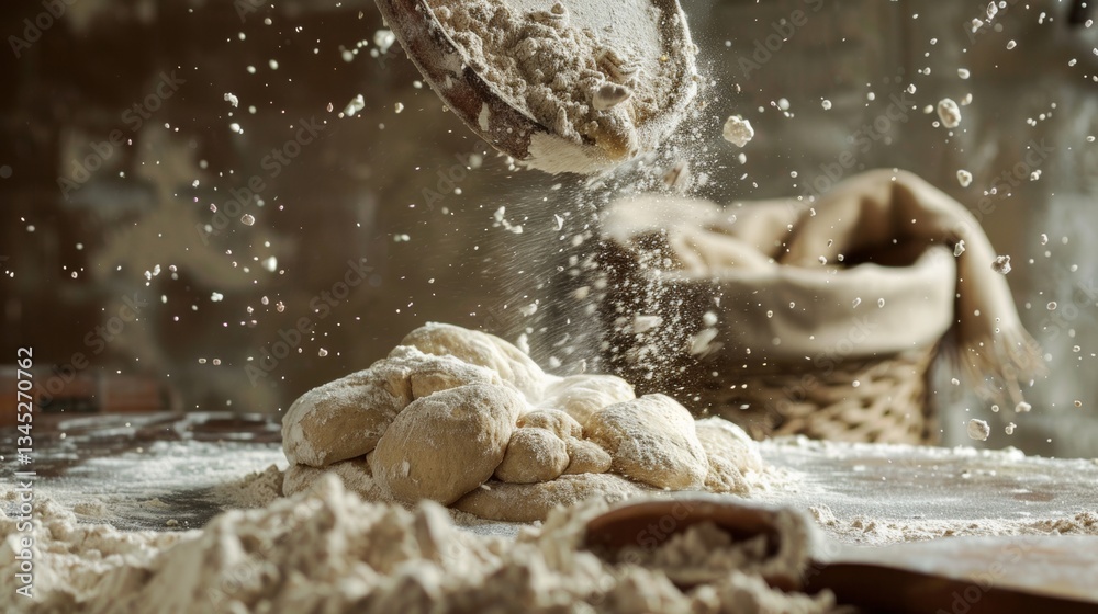 Poster master the art of baking bread with hands-on flour techniques and dough preparation for all skill le