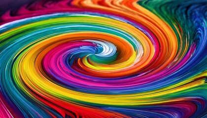 Obraz premium abstract colorful swirl