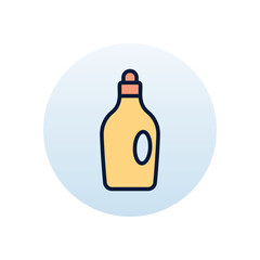 Washing Perfume bottle Vector icon