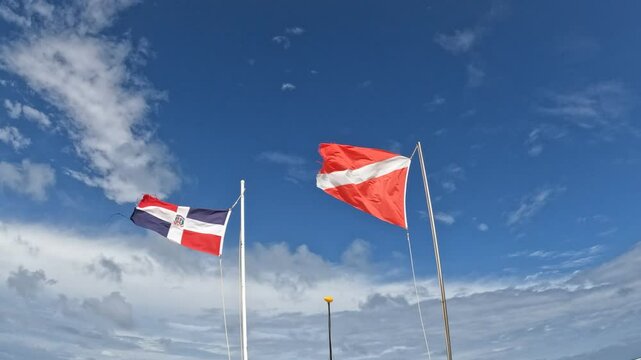 bandera republica dominicana punta cana