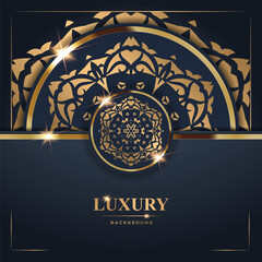 Luxury Background with Intricate Gold Mandala Design (6)