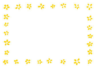 Obraz premium flower border