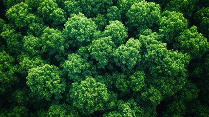 Fototapeta premium Lush Green Forest Canopy