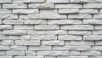 Obraz premium Eye-level view of minimalist brick space