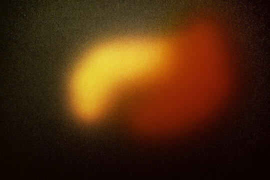 Circle round spot stain line light oval ellipse lightspot ray. Black dark green red orange yellow abstract background. Bright glow shine glare fire flash. Noise grain. Design. - Powered by Adobe