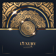 Luxury Background with Intricate Gold Mandala Design (20)