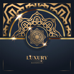 Luxury Background with Intricate Gold Mandala Design (25)