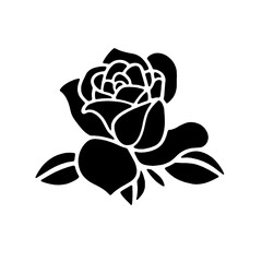 A clean and creative black and white vector design featuring abstract, floral, geometric, or symbolic elements. Perfect for logos, branding, tattoos, signage, and decorative digital use.