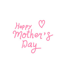 happy mother's day lettering