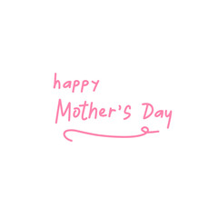 happy mother's day lettering