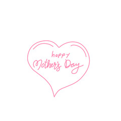 happy mother's day lettering