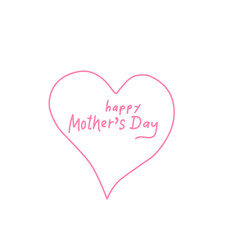 happy mother's day lettering