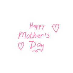 happy mother's day lettering