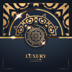Luxury Background with Intricate Gold Mandala Design (35)