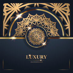 Luxury Background with Intricate Gold Mandala Design (40)