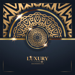 Luxury Background with Intricate Gold Mandala Design (43)