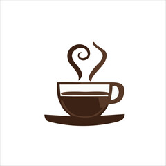 cup of coffee icon symbol with vector illustration