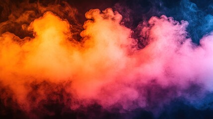 Obraz premium Colorful smoky abstract background