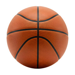 A Basketball Is Shown in a Close Up