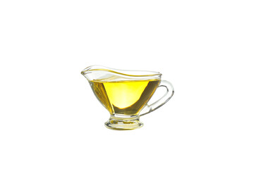 PNG, Sunflower oil in glass jug, isolated on white background