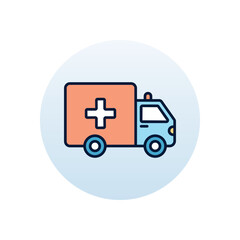 Ambulance Vector icon