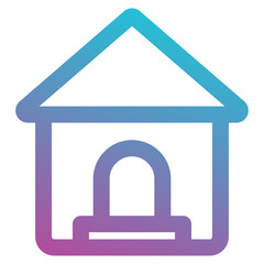 Home icon element for design