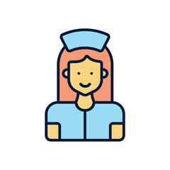 nurse Vector icon