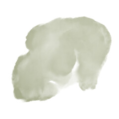 bstract Watercolor Shape with Artistic Brush Strokes and Soft Aesthetic Colors