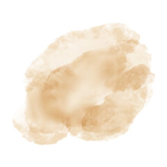 bstract Watercolor Shape with Artistic Brush Strokes and Soft Aesthetic Colors