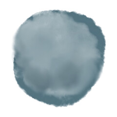 bstract Watercolor Shape with Artistic Brush Strokes and Soft Aesthetic Colors