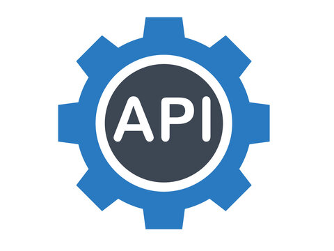 Cloud API icon set. Application Programming Interface vector designs. Api icon