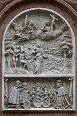 Commemorative bas-relief
