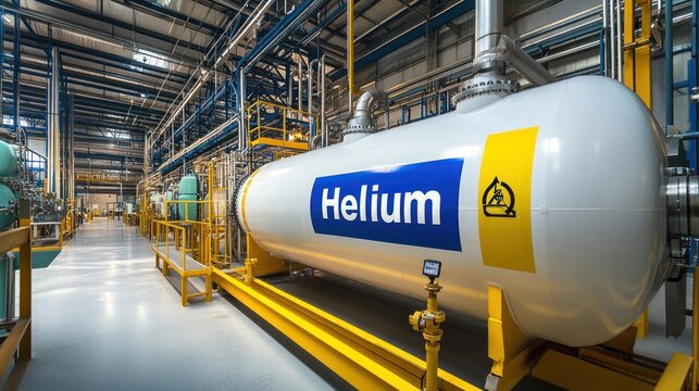 Helium Production Facility:  A Glimpse into the Industrial Process of Helium Extraction and Storage
