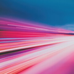 Abstract Speed Light Trails at Night