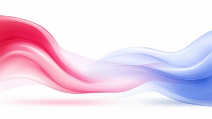 Fototapeta premium Abstract Pink and Blue Waves Design